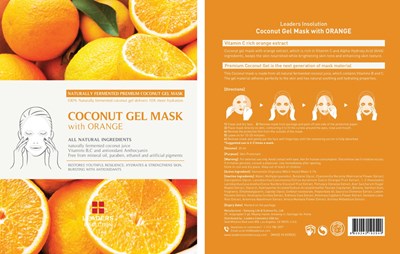 Image Of Cello Pack (Leaders Coconut Mask With Orange Cello Pack)
